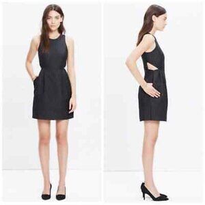 NEW Madewell Nightfall Jacquard Cutout Dress 14